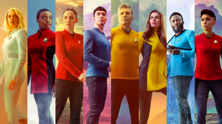 The cast of Strange New Worlds